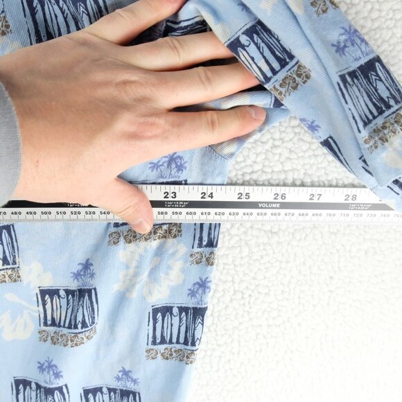 Columbia Shirt Mens Extra Large Blue Button Up Hawaiian Tropical Surfing Xco 90S - Picture 6 of 8